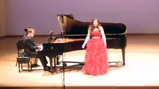 Mandoline Gabriel Fauré Soprano Elizabeth Pacheco Rose Live in Recital [upl. by Eittam352]