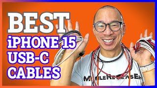 I Tested 20 USBC Cables  Heres My Top 5 Cables For The iPhone 15 [upl. by Server]