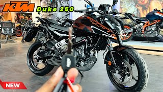 2024 KTM Duke 250 All Black Colour New Update  TFT Display amp DRL Light  Duke 250 Ebony Black 2024 [upl. by Alimak472]