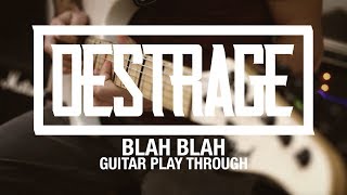 Destrage  Blah Blah Guitar Playthrough [upl. by Naivart]