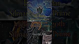 Eru Iluvatar  Silmarillion  VS Morgoth  Silmarillion  lordoftherings vs silmarillion [upl. by Roselle]