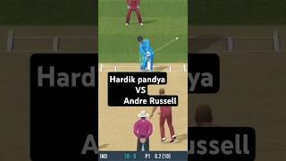 Hardik Pandya 🧐 Andre Russell 3 Ball Challenge short rc24 trendingshorts [upl. by Rosita]