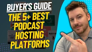 TOP 5 BEST PODCAST HOSTING PLATFORMS  Podcast Hosting Review 2023 [upl. by Anaehr]