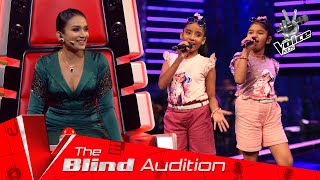 Arooshia amp Varisha  Hanthane හන්තානේ  Blind Auditions [upl. by Melgar]