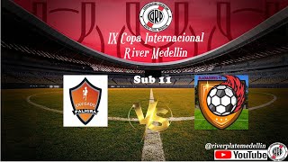 U11 Envigado palmira Vs Gladiadores IX Copa River Medellin [upl. by Anaiq]