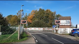 Frisby Level Crossing Leicestershire [upl. by Adnaw]