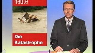 Hochwasser 12082002  ORF OÖ Heute [upl. by Aihsenad]