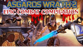 ASGARDS WRATH 2 COMBAT COMPILATION GAMEPLAY ONLY [upl. by Jameson]