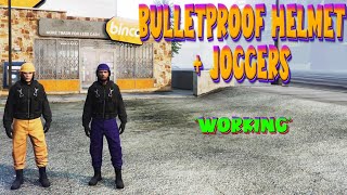 GTA 5 ONLINE JOGGERS  CASCO ANTIPROIETTILE  GLITCH OUTFITS  SUPER FACILE PS4PS5 [upl. by Oirotciv]