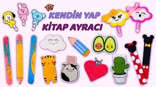 BAYILACAĞINIZ 20 KENDİN YAP KİTAP AYRACI FİKİRLERİ [upl. by Meibers]