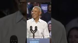 Obama drops Eminem bars at tonights rally obama eminem shorts kamalaharris [upl. by Nirej]