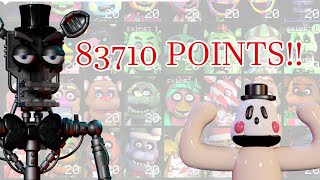 Ultra Custom Night 83710 POINTS  PERSONAL HIGHSCORE [upl. by Etnecniv]