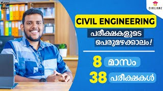 PSC Tentative Exam Calendar  38 Civil Engineering Exams in 2023  Keep your preparations UP🚀 [upl. by Cresida]