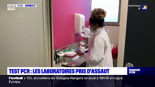 Test PCR  les laboratoires pris dassaut [upl. by Corotto]