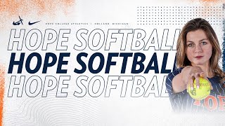 Hope vs Alma  Softball 42524  NCAA D3 Softball  MIAA Softball [upl. by Geminian942]