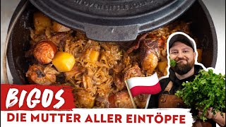 Bigos  Deftiger Fleisch Eintopf aus Polen  BBQ Madness [upl. by Pournaras]