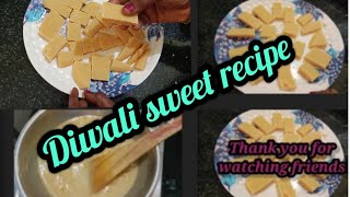 தீபாவளி sweet recipe🥰 மைசூர் பாக்கு 😍☺ [upl. by Perkins]