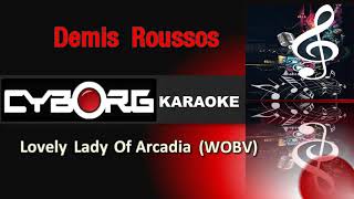 FUR  Demis Roussos Lovely Lady Of Arcadia KARAOKE WOBV [upl. by Trevah]