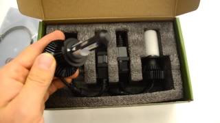 LED strålkastarlampor  LED headlight LEDSON UNBOXING [upl. by Gninnahc]