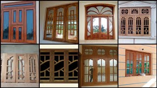 Latest Wooden Window Design  Wooden Window With Glass Design Latest Modern [upl. by Anirrehs]