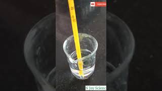 Exothermic and endothermic reaction in lab shorts youtubeshorts njoyscience short [upl. by Anazus]