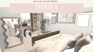 MILAN APARTMENT  DOWNLOAD  TOUR  CC CREATORS  The Sims 4 [upl. by Carnay]