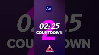 Generating Countdowns in After Effects  Tutorial [upl. by Latyrc]