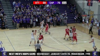 Capital Mens Basketball vs Otterbein [upl. by Nwahsat]