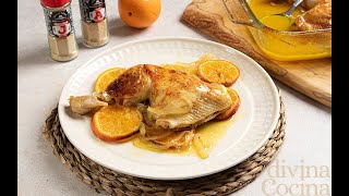 ¡¡POLLO AL HORNO CON NARANJA [upl. by Erialcyram]