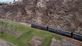 New York Central Coal Train Through the Mountains  Elkhart Model Railroad Club [upl. by Uhsoj]