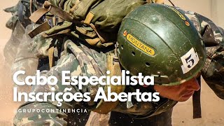 Inscrições Abertas Cabo Especialista Temporário 3ª Região Militar [upl. by Cirdec]