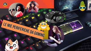 Periferiche da GAMING per VERI GAMER  TUTTE LE MIE PERIFERICHE DA GAMING [upl. by Anitnuahs9]