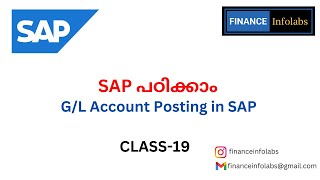 Learn the GL Account Posting in sap fico [upl. by Dodi]