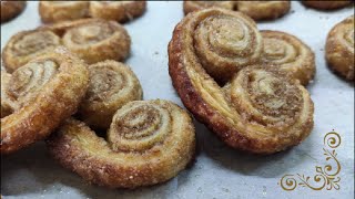 Cinnamon Sugar Palmiers quick amp easy recipe [upl. by Nolham]