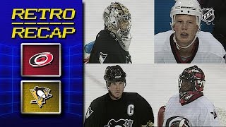 Fleury Staal duel in rookie season  Retro Recap BONUS  Hurricanes vs Penguins  NHL [upl. by Bobseine]