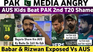 Pak Media Angry on Aus Beat Pak 2nd T20 2024  Pak Vs Aus 2nd T20 Match 2024  Babar Rizwan Exposed [upl. by Rramal550]