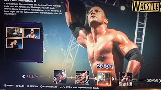 WWE 2K24  SHOW CASE 2001  Stone Cold vs Rock gaming wrestling rock [upl. by Hancock]