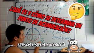 Ejercicio resuelto de Topología en R2 Punto de acumulación y más [upl. by Tekla]