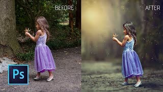 Photoshop cc Tutorial HOW COULD I EDIT MY CHILD Photo with Photoshop  change photo background [upl. by Gothar]