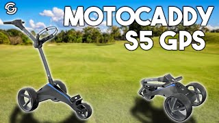 Motocaddy S5 GPS Golf Trolley Review [upl. by Eimmelc]