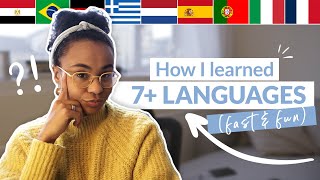 How I Learn Languages Fast I speak 7 [upl. by Camilia]