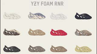 TOP 10 YEEZY FOAM RUNNERS [upl. by Woods]