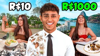 TÔ NAMORANDO ENCONTROS DE 10 100 E 1000 REAIS COM A RAJAH [upl. by Notsla]