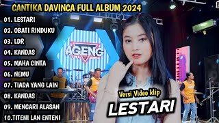 CANTIKA DAVINCA FULL ALBUM  LESTARI OBATI RINDUKU  AGENG MUSIC [upl. by Armand17]