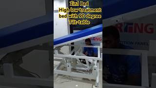 2in1 Bed High low treatment bed with 90 degree Tilttable [upl. by Anaehs]