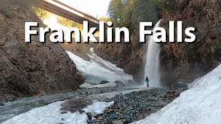 Hiking Franklin Falls in the Snow [upl. by Quickel]