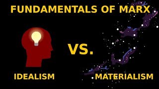 Fundamentals of Marx Idealism vs Materialism [upl. by Eiliah835]