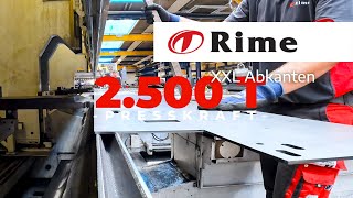 Abkanten  XXLAbkantpresse  Rime GmbH [upl. by Nidorf166]