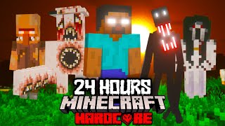 I Survived 24 Hours in the SCARIEST MODPACK in Minecraft Hardcore [upl. by Rusticus]