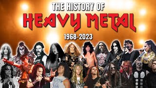 The History of Heavy Metal 1968  2023 [upl. by Ellehcen]